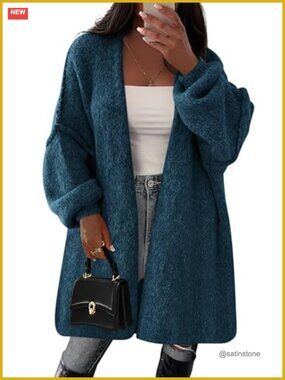 Oversized Long Cardigan Sweater Coats for Women Fall Knit Wrap Layer
